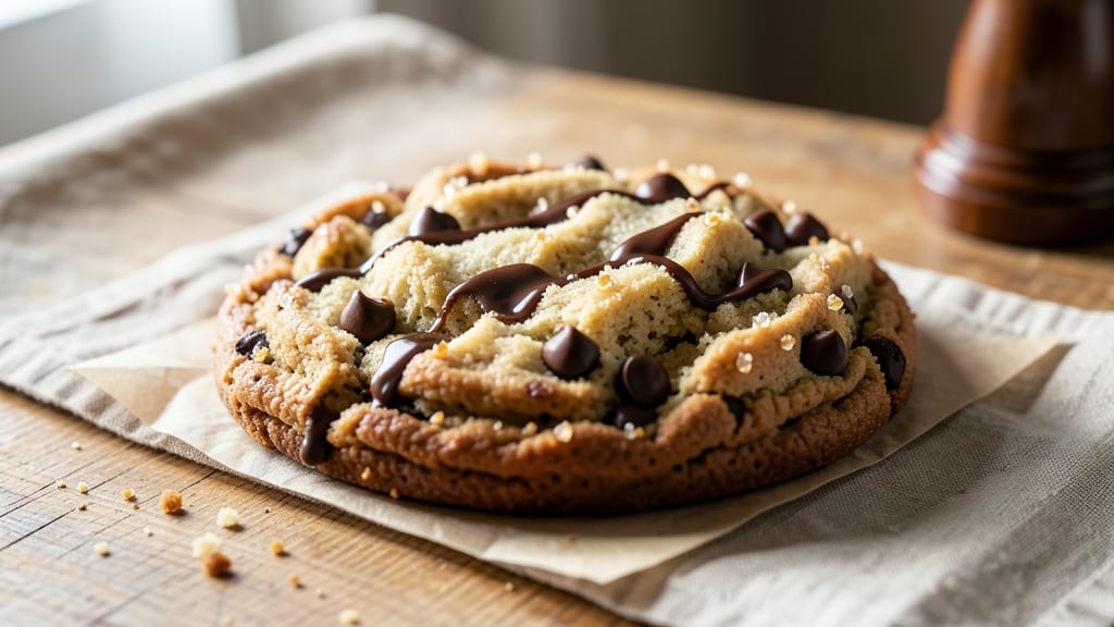 12 Inch Chocolate Chip Cookie Recipe: Warm Vanilla Bean Swirls and Sandpaper Crunch