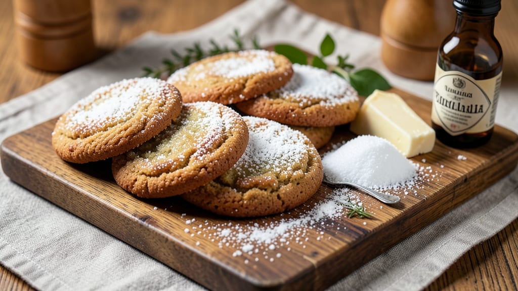 Cane Sugar Cookie Recipe: Crisp-Edged Vanilla Streaks and Pillowy Centers