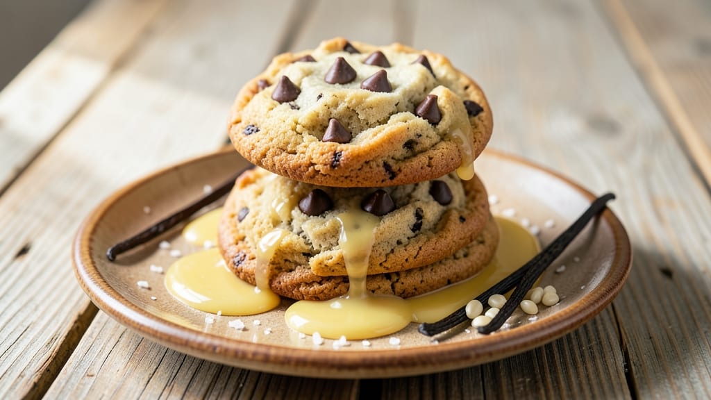 Blue Bonnet Butter Chocolate Chip Cookie Recipe: Vanilla Bean Swirls and Buttery Crisp Edges