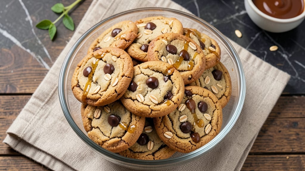 Almond Flour Oatmeal Chocolate Chip Cookie Recipe: Nutty-Crunchy Chews With Hidden Melty Chunks
