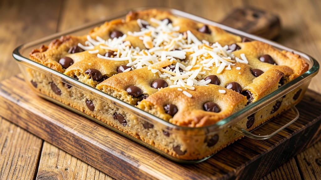 Chocolate Chip Coconut Cookie Bars Recipe: Tropical Crunch Meets Chewy Comfort