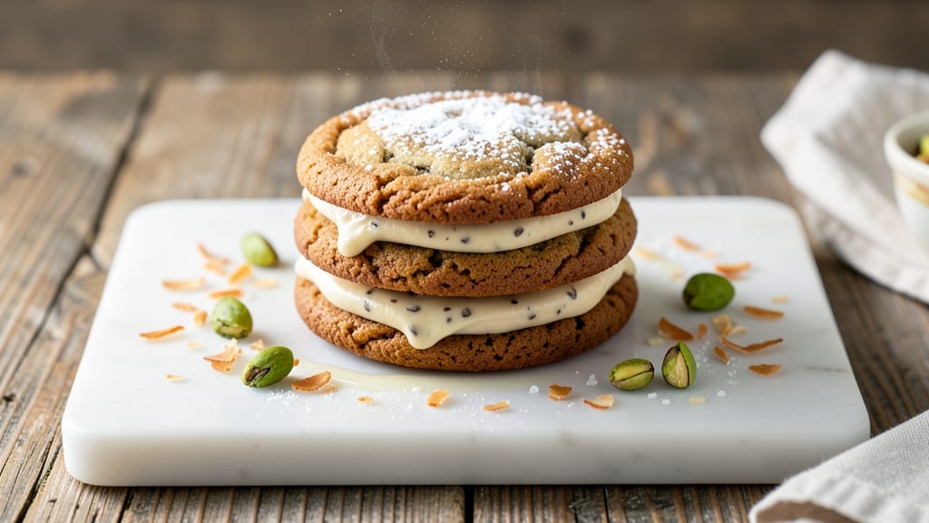 Butter Cookie Sandwich Recipe: Pillowy Layers With Vanilla Bean Streaks