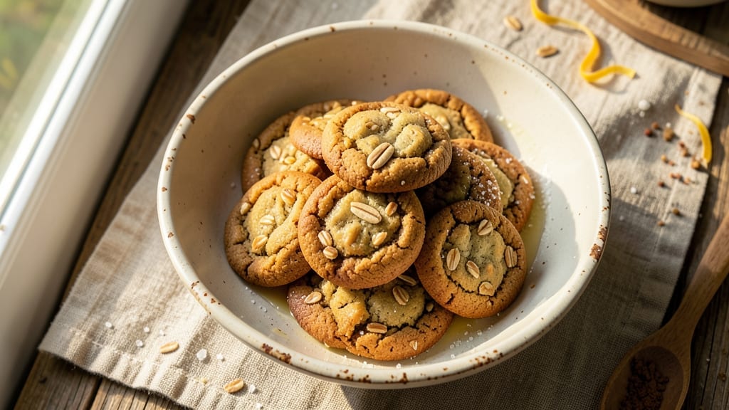 5 Ingredient Oatmeal Cookie Recipe: Buttery Vanilla Swirls and Crunchy Oat Clusters