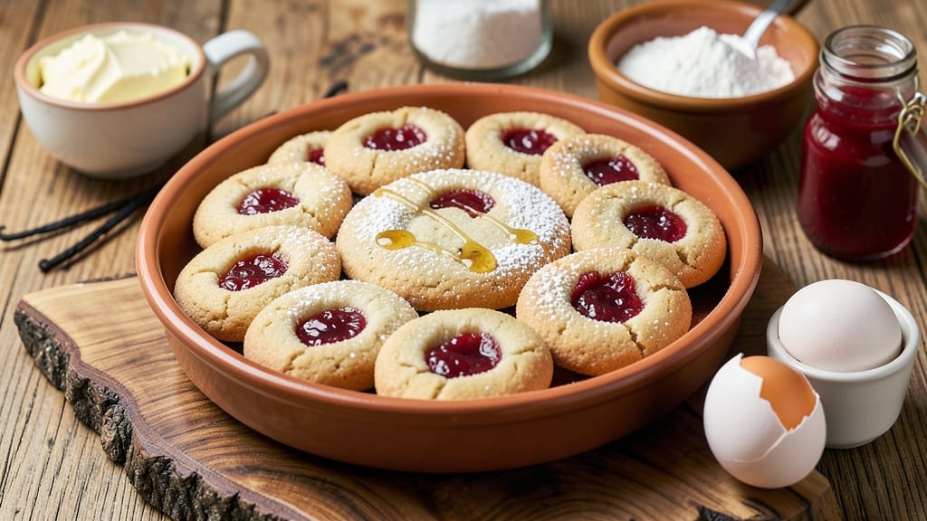 Basic Thumbprint Cookie Recipe: Jam-Filled Crunch With Buttery Vanilla Swirls