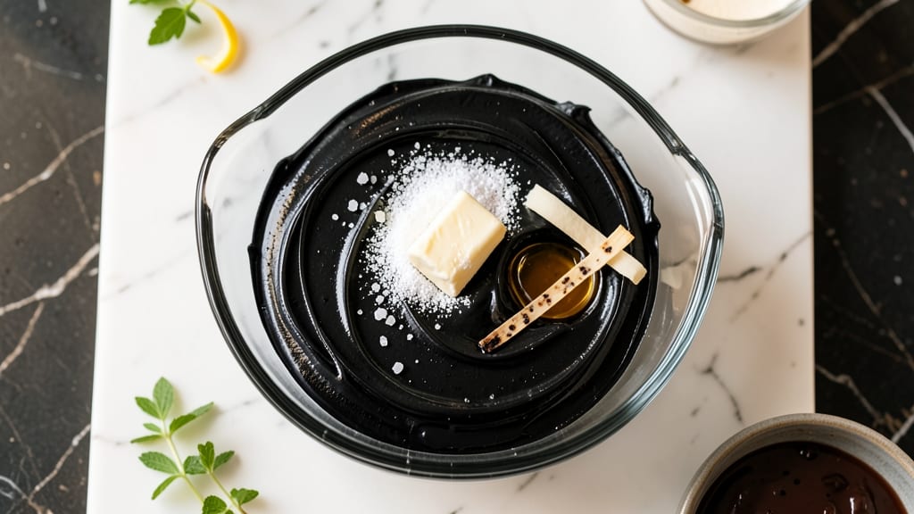 Black Cookie Icing Recipe: Vanilla Bean Streaks That Stay Piped High