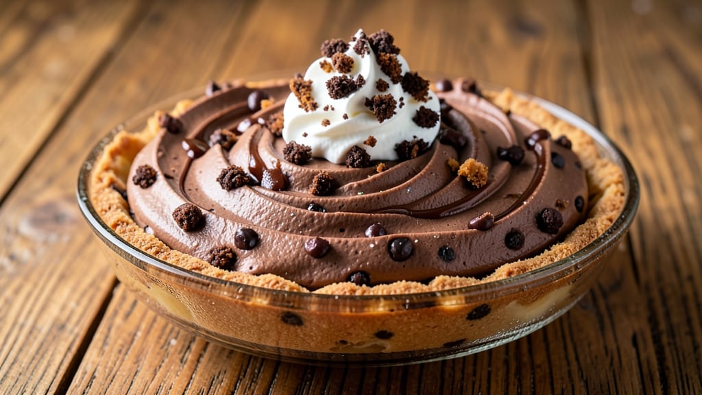 Chocolate Chip Cookie Dough Ice Cream Pie Recipe: Crunchy Cookie Crust Meets Gooey Dough Swirls
