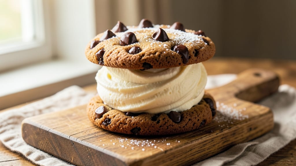 Chocolate Chip Cookie Dough Ice Cream Sandwich Recipe: No-Bake Crunch Meets Gooey Magic