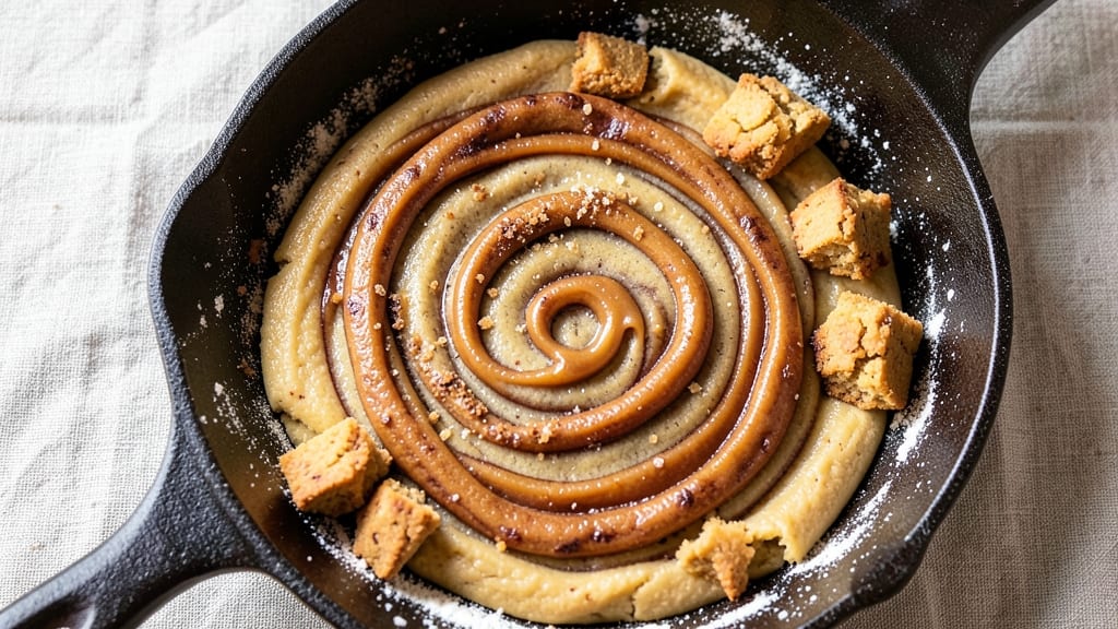 BJs Cookie Skillet Recipe: One-Pan Vanilla Bean Swirl Magic