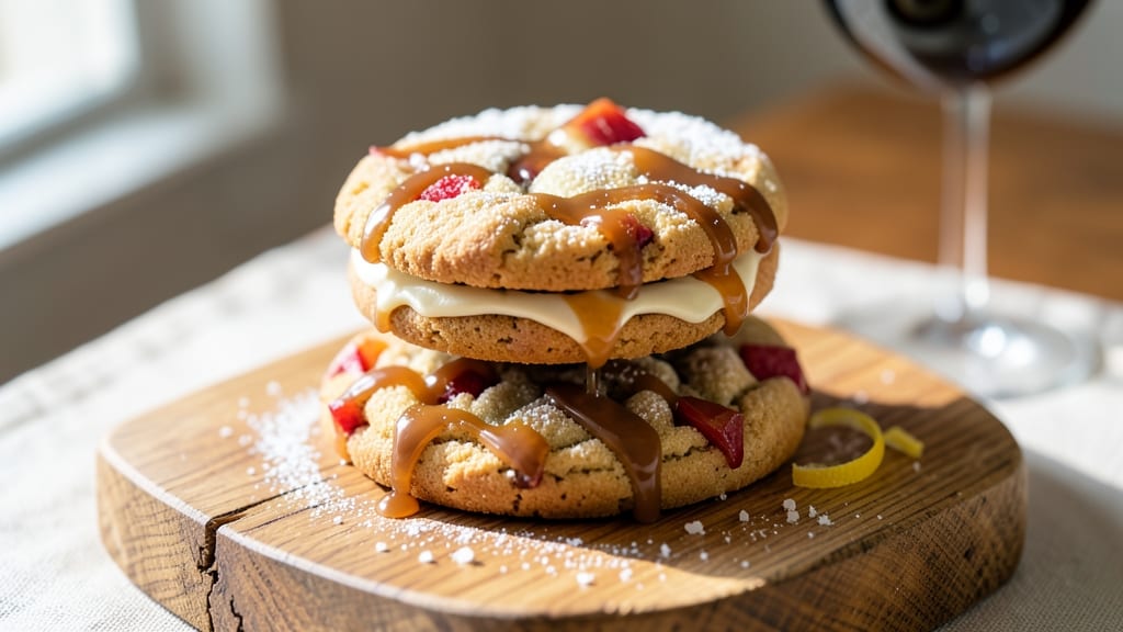 Caramel Apple Sugar Cookie Recipe: Apple-Caramel Swirls and Pillowy Centers