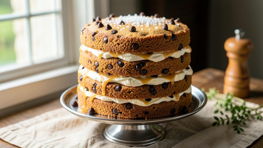 Best Chocolate Chip Cookie Cake Recipe Ever: Triple-Layered Crunch With Hidden Chocolate Bombs
