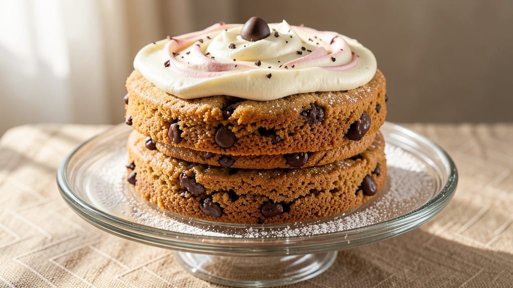 Chocolate Chip Cookie Cake Frosting Recipe: Vanilla Bean Swirls and Pillowy Frosting Magic