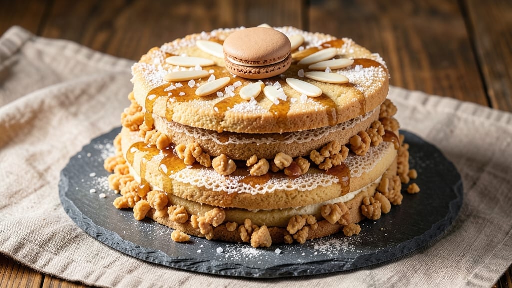 Almond Cookie Cake Recipe: Crunchy Top, Soft Layers, Vanilla Magic