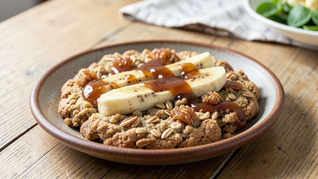 Banana Caramel Crumbl Cookie Recipe: Warm Spiced Crunch With Molten Caramel Hearts