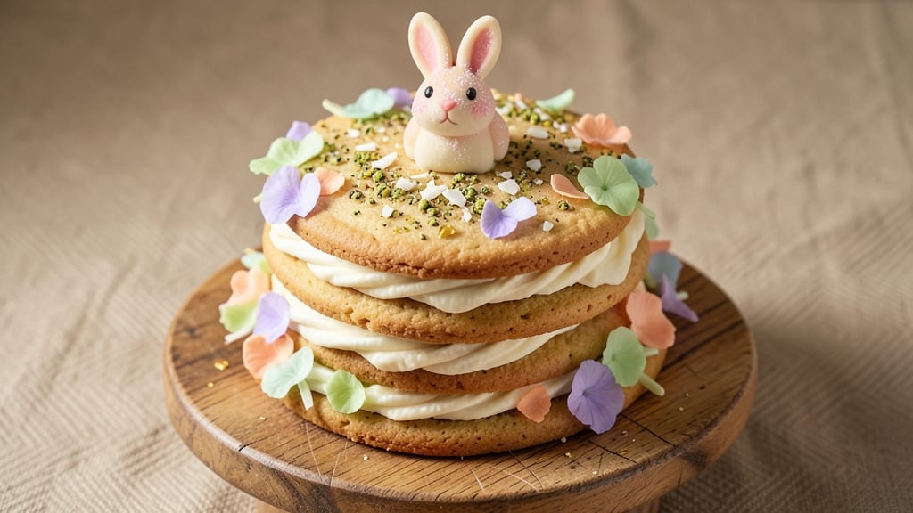 Bunny Cookie Cake Recipe: Whimsical Chocolate Swirls and Pillowy Layers
