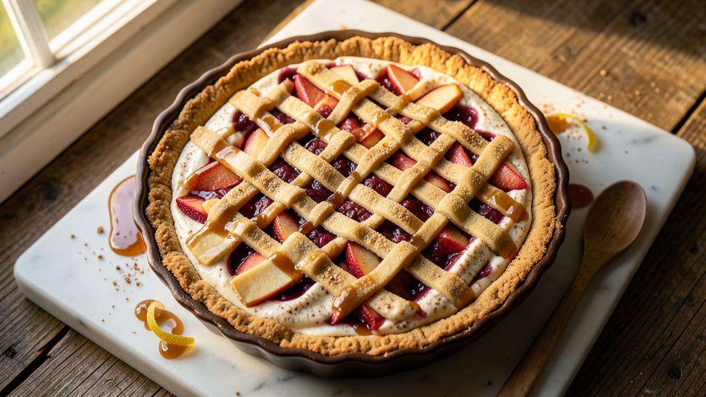 Sugar Cookie Apple Cheesecake Pie Recipe: Triple-Layered Magic with Spiced Crust