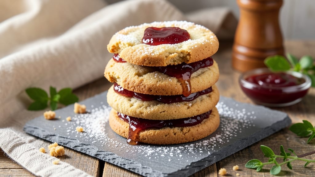 Butter Cookie Recipe With Jam Filling: Triple-Layered Sweetness in Every Bite