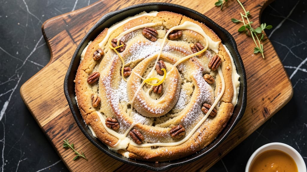 Cast Iron Skillet Cookie Cake Recipe: Warm Spiced Layers With Crispy Edges