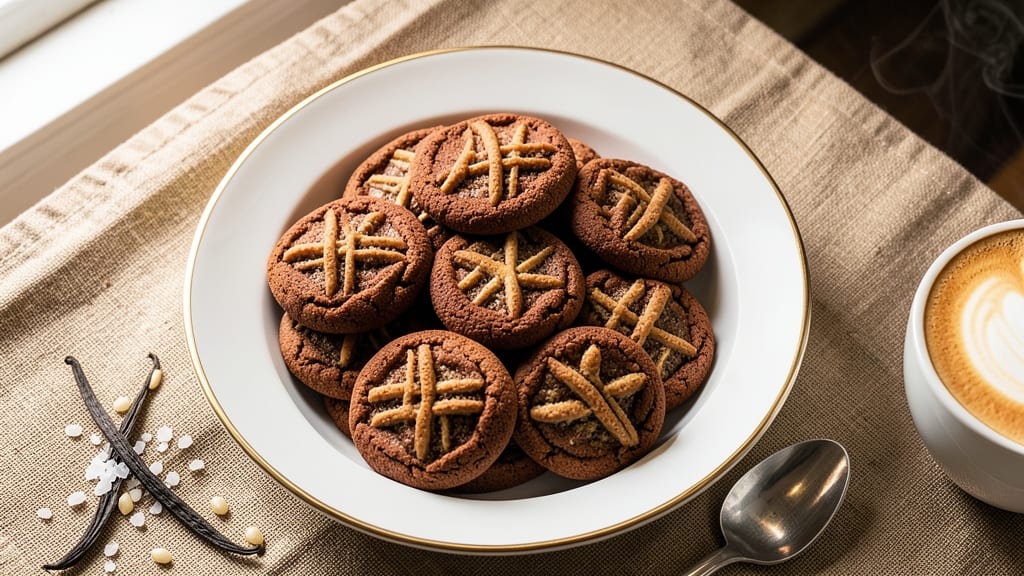 Cappuccino Royale Cookie Recipe: Espresso-Infused Crunch with Vanilla Bean Swirls