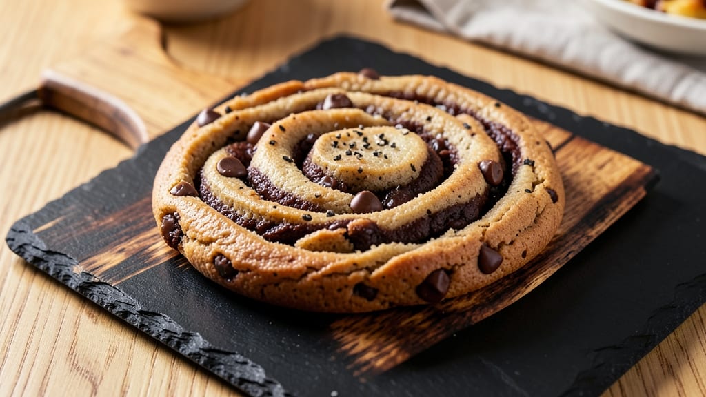 Chocolate Chip Brownie Swirl Cookie Recipe: Deep Chocolate Fudginess with Vanilla Bean Swirls