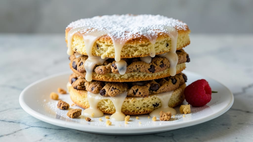Cake Cookie Sandwiches Recipe: Pillowy Layers and Chocolate Rivers