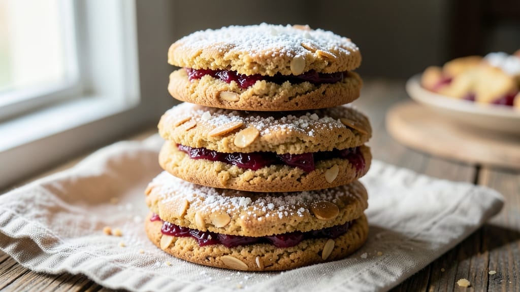 Almond Raspberry Sandwich Cookie Recipe: Nutty-Fruity Balance in Every Bite