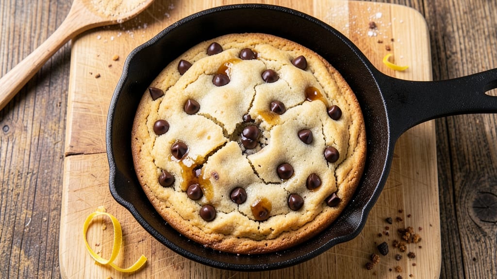 4 Inch Skillet Cookie Recipe: Single-Serve Warm Chocolate Rivers