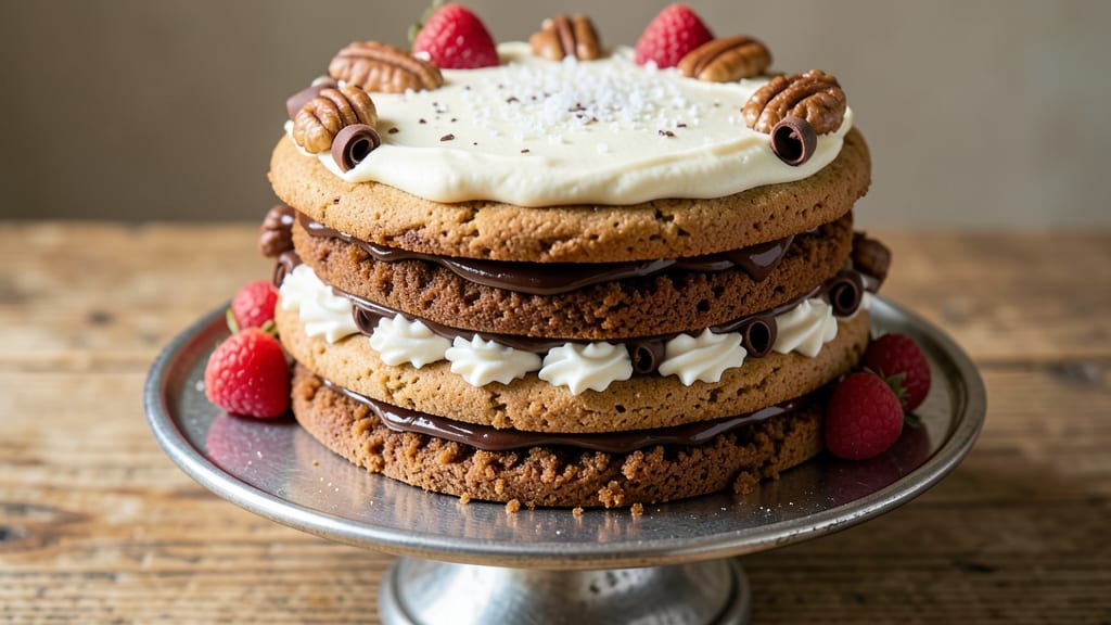 Berger Cookie Cake Recipe: Crunchy Cookie Layers with Vanilla Bean Frosting