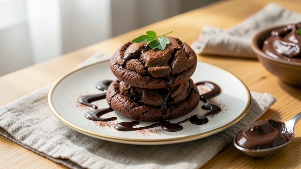 All Chocolate Cookie Recipe: Deep Dark Cocoa Crunch and Fudgy Hearts