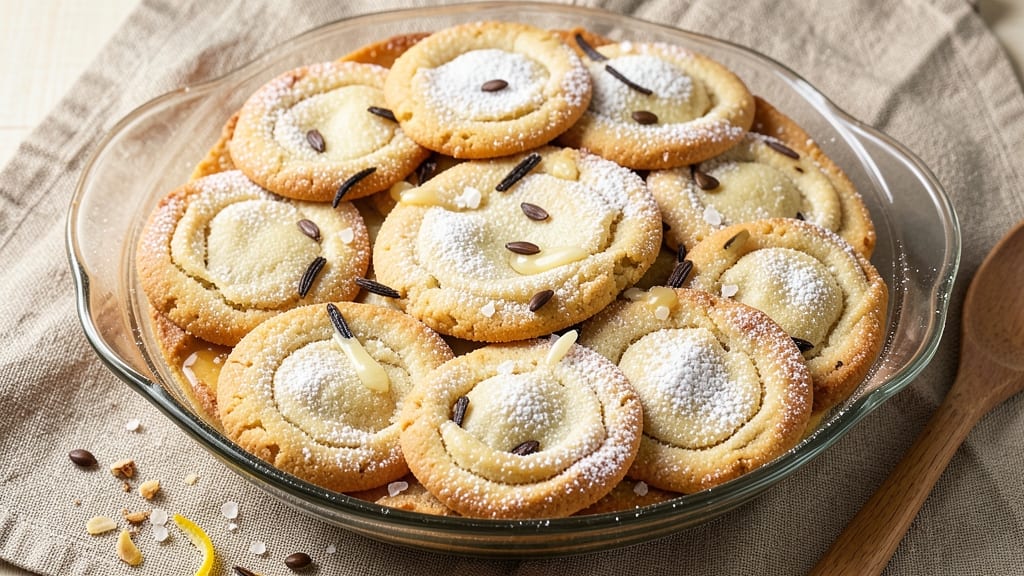 Betty Crocker Sand Tarts Cookie Recipe: Foil-Sealed Crunch With Vanilla Bean Ribbons