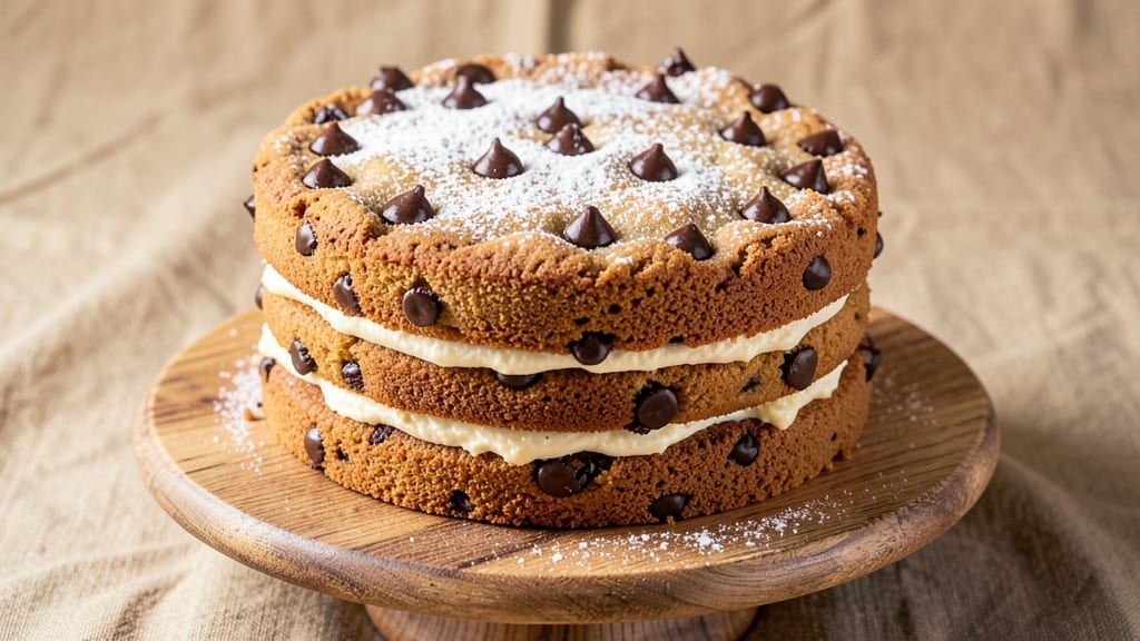 Chocolate Chip Cookie Cake Recipe From Scratch: Triple-Layered Crunch With Hidden Chocolate Bombs