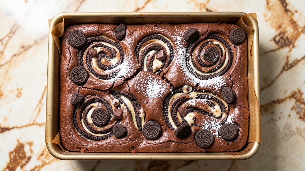 Brownie Recipe With Chocolate Chip Cookie Dough and Oreos: Triple-Layered Indulgence in One Bite
