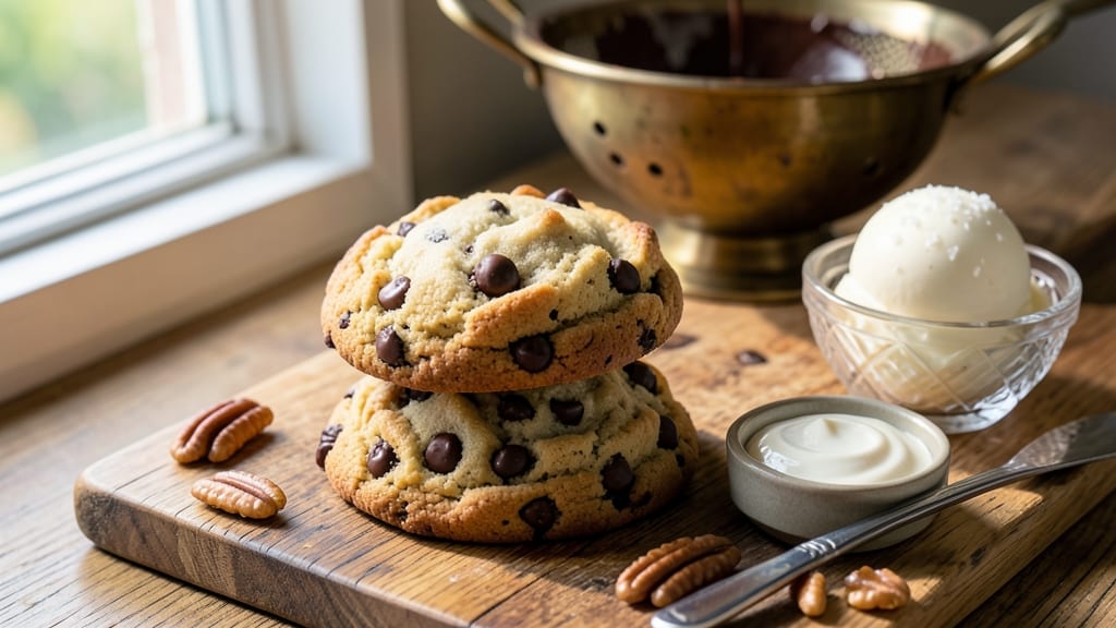 Chocolate Chip Cookie Dippers Recipe: Foil-Sealed Crunch With Chocolate Rivers