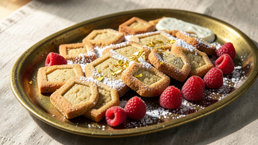 Brown Bag Cookie Art Shortbread Recipe: Vanilla Bean Streaks and Crunchy Grid Perfection