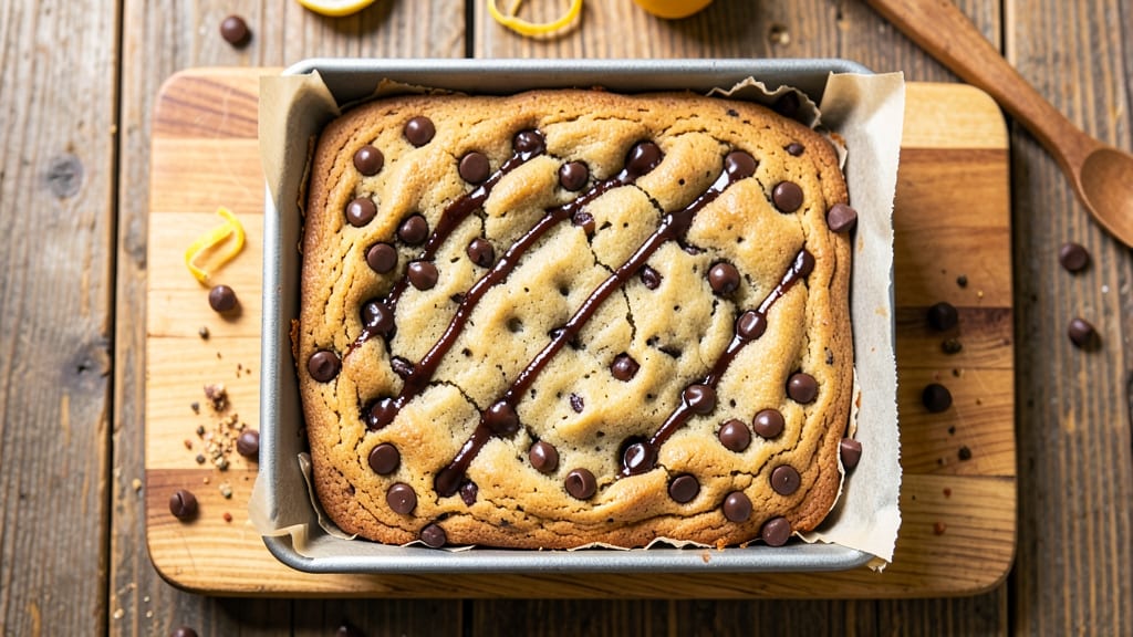 Chocolate Chip Cookie Bars Recipe 8x8 Pan: No-Bake Magic for Pillowy Stability