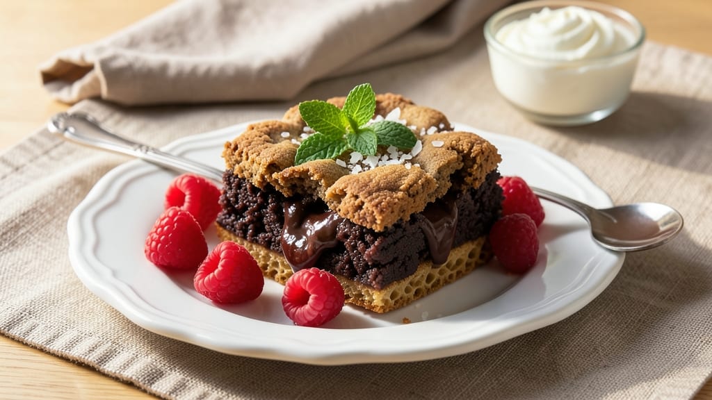 Brookie Chocolate Cookie Recipe: Warm Chocolate Rivers and Pillowy Vanilla Swirls