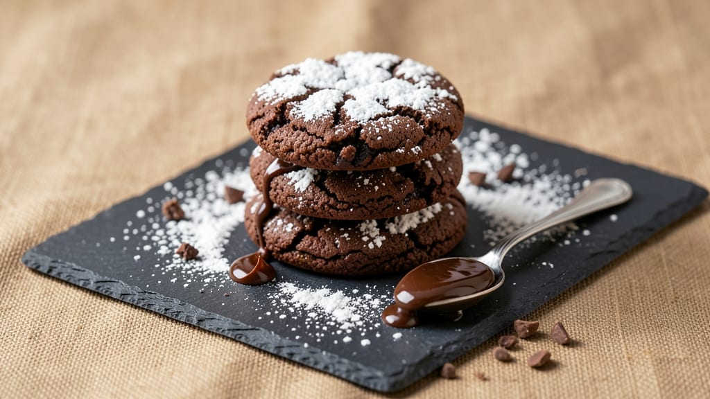 Chocolate Cake Cookie Recipe with Powdered Sugar: Dusty-Frosted Double Texture Magic